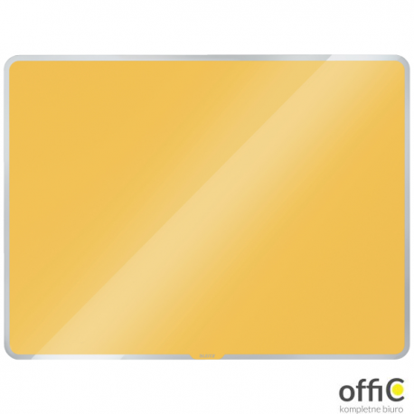 Szklana tablica magnetyczna Leitz Cosy 60x40cm, żółta 70420019