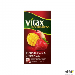 Herbata VITAX INSPIRATIONS TRUSKAWKA I MANGO 20t*2g zawieszka