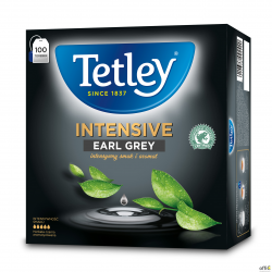 Herbata TETLEY INTENSIVE EARL GREY czarna 100t