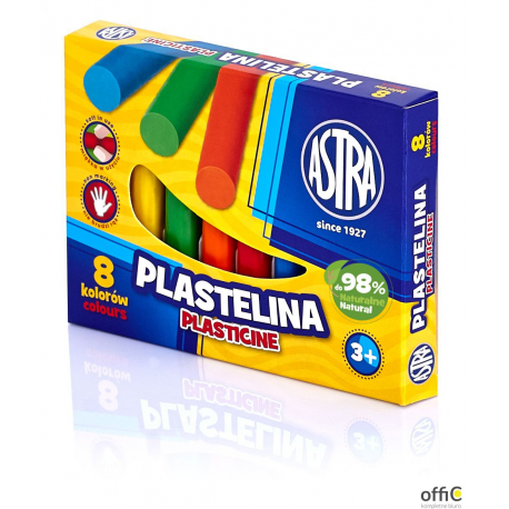Plastelina Astra 8 kolorów, 83814902
