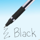 Długopis ze skuwką BRITE czarny PAPER MATE 2084418