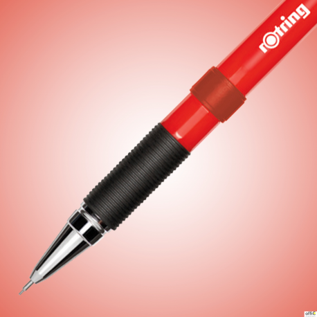 Ołówek automatyczny 2B 0,5mm czerwony VISUMAX ROTRING, 2089099