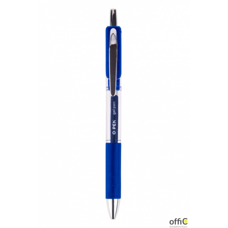 Pióra żelowe G289 niebieskie 0.5 automatyczne AMA1289809 OPEN długopis żelowy