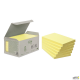 Ekologiczne karteczki samoprzylepne Post-it_ z certyfikatem PEFC Recycled, Żółte, 76x76mm, 16 bloczków po 100 karteczek, _654-1T