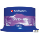 Płyta DVD+R VERBATIM CAKE(50) Matt Silver 4.7GB x16 43550