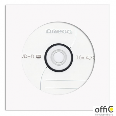 Płyta OMEGA DVD+R 4,7GB 16X KOPERTA (10) OMD16K+