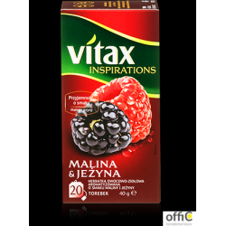 Herbata VITAX INSPIRATIONS MALINA&JEŻYNA 20t*2g zawieszka