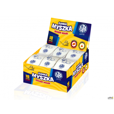 Gumka myszka Astra - box 18, 403118003