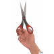 Nożyczki biurowe SCOTCH_ (1447), precyzyjne, 18cm, czerwono-szare