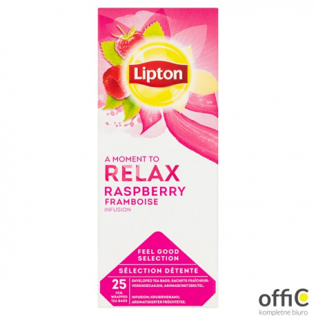 Herbata LIPTON CLASSIC RASPBERRY/malina 25kopert
