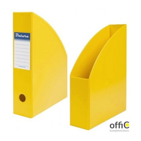 Pojemnik na czasopisma DOTTS A4 10cm żółty PCV (SD-36-08)