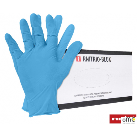 Rękawice nitrylowe czarne S 100szt bezpudrowe REIS
