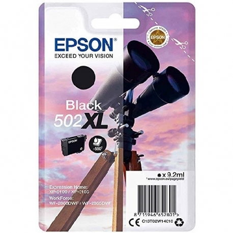 Tusz Epson 502XL do Expression Home XP-5105/XP-5100 9,2 ml Black