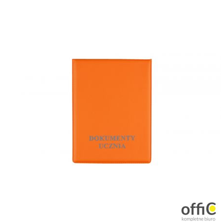 Okładka na dokumenty ucznia pionowa orange KOD-11-04 BIURFOL