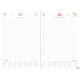 Kalendarz A4 dzienny przeszywany MIX Nr kat. A4D001B-MIX (pomarańczowy-Malaga/Porto) WOKOŁ NAS