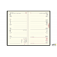 Kalendarz A-6 Notesowy CLASSIC książkowy (C4), 21 - złoty linea 2023 TELEGRAPH