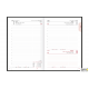 Kalendarz A5 STANDARD książkowy (KS1), 15 - grafit melange /wstawka 2023 TELEGRAPH
