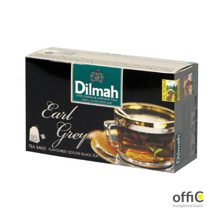 Herbata DILMAH AROMAT EARL GREY (20 saszetek) czarna
