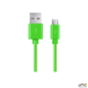 Kabel USB MICRO A-B 2m zielony EB145G ESPERANZA