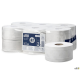 Papier toaletowy Tork PREMIUM mini jumbo, 2 warstwy, kolor biały, makulatura, 180m, (12) system T2 advanced 472102