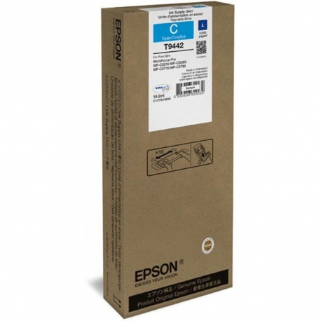 Tusz Epson do WorkForce Pro WF-C5210/C5290/C5710/C5790 3k 19,9 ml cyan