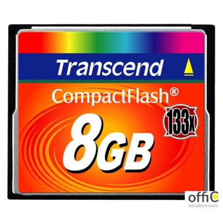 Karta pamięci CF TRANSCEND 8GB TS8GCF133