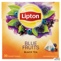 Herbata LIPTON PIRAMID owoce jagodowe (20 saszetek) czarna