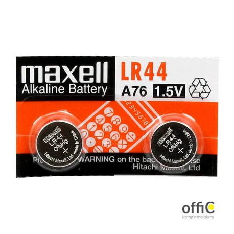 Bateria alkaliczne (2szt) LR1154 / LR44 1,5V Maxell