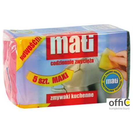 Zmywaki gąbka do zmywania Maxi (5 szt.) MATI 08267