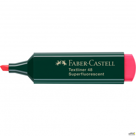 Zakreślacz TEXTLINER 48 czerwony FABER-CASTELL 154821 FC
