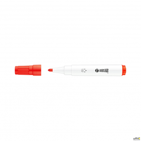Marker do tablic suchościeralnych i flipchartów MEMOBE MM350 końcówka okrągła czerwony MM350-05