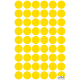 Kółka do zaznaczania żółte 3144 _12 5ark. Avery Zweckform