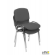 Krzesło konf.ISO black C73 szaro-czarny NOWY STYL