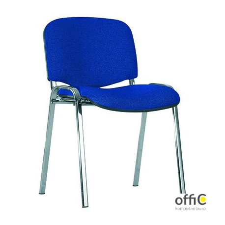 Krzesło konferencyjne ISO chrome CU-14 nie/cz niebiesko-czarne