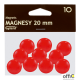 Magnesy 20mm GRAND czerwone (10) 130-1688