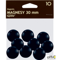 Magnes 30mm GRAND, czarny, 12 szt 130-1694