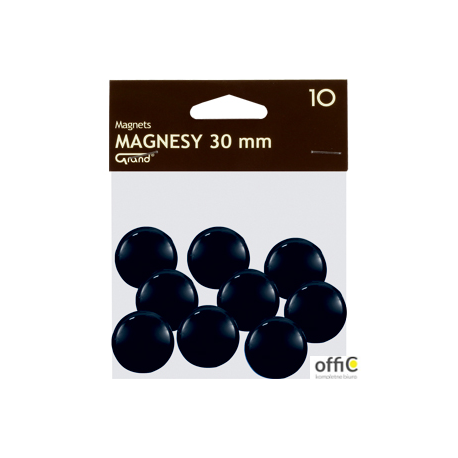 Magnesy 30mm GRAND czarne (10) 130-1694