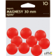 Magnesy 30mm GRAND czerwone (10) 130-1695