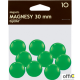Magnesy 30mm GRAND zielone (10) 130-1697