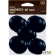 Magnesy 40mm GRAND czarne (10) 130-1700