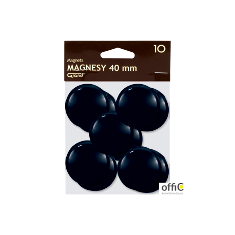 Magnesy 40mm GRAND czarne (10) 130-1700