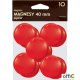 Magnesy 40mm GRAND czerwone (10) 130-1701