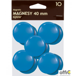 Magnes 40mm GRAND, niebieski, 12 szt 130-1702